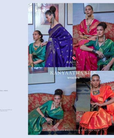 Kanyaatha Silk By Rajtex Weaving Silk Wedding Saree Collection